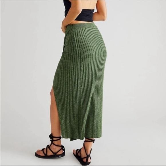 1073. Free People Better Days Midi Skirt - Picture 3 of 4